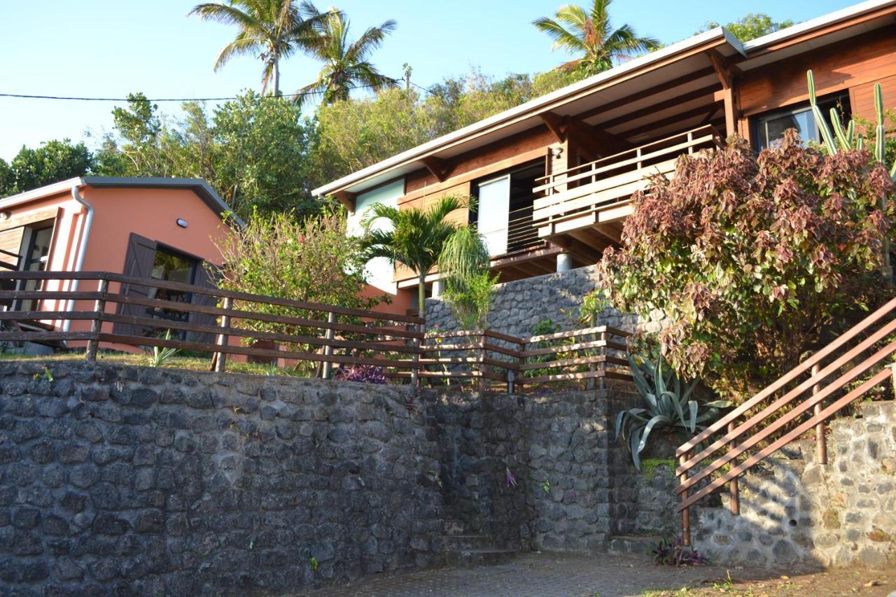Villa Atypique Le Chat Perche De Grand Anse Petite-Ile Ngoại thất bức ảnh